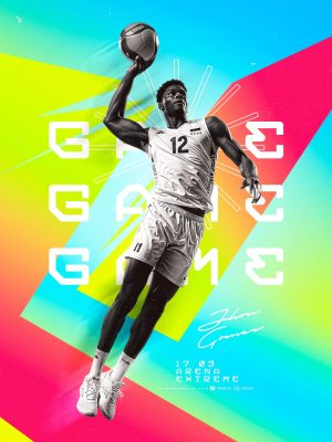 Basquete Game Jhon Gomes Arena Exireme 17/03 PSD Editável