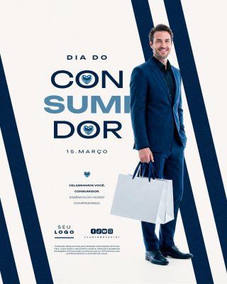 Dia do Consumidor 15 de Março Celebrando Você PSD Editável