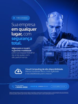 Segurança Total da Sua Empresa PSD Editável