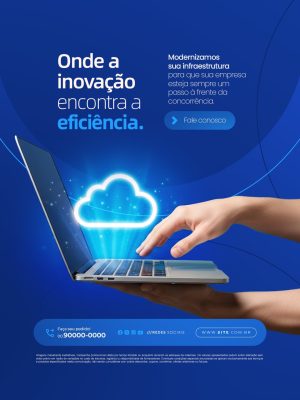 Onde a Inovação Encontra a Eficiência TI PSD Editável