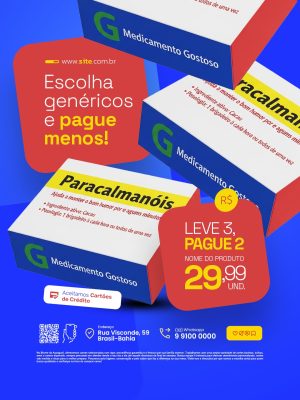 Leve 3 Pague 2 Escolha Genéricos PSD Editável