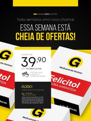 Ofertas Essa Semana Cheia de Ofertas a Partir de R$39,90 PSD Editável