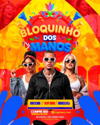 Bloquinho dos Manos Ana Clara Filipa Dinis Marcela DJ PSD Editável