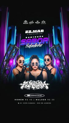 Flyer Domingão Sabor Baladinha Social Media Story PSD Editável