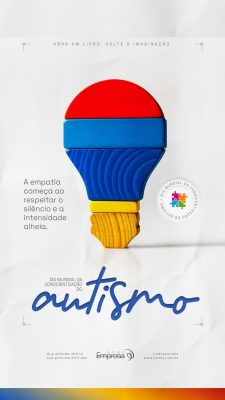 Campanha Dia Mundial da Conscientização do Autismo PSD Editável