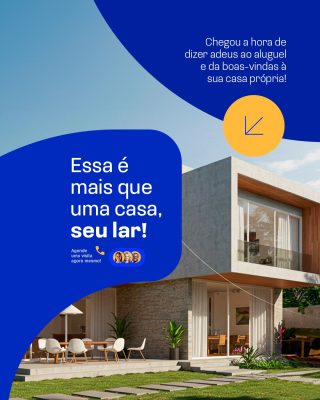 Imóvel Essa é mais que uma casa seu lar PSD Editável