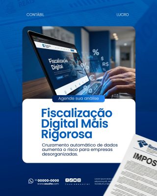 Contabilidade Social Media PSD Editável