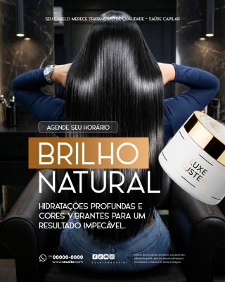 Salão de Beleza Social Media PSD Editável