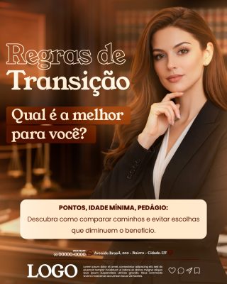 Advocacia Previdenciarista Regras de Transição PSD Editável