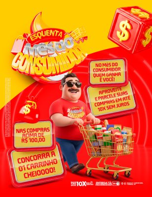 Mês do Consumidor Esquentam Mês do Consumidor Ofertas Fantásticas PSD Editável