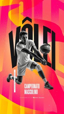 Story Vôlei Campeonato Masculino PSD Editável