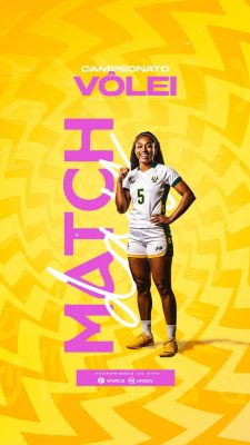 Story Campeonato Vôlei Match PSD Editável