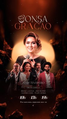 Flyer Story Culto Consagração 22 de Fevereiro PSD Editável