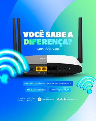 Provedor Você Sabe a Diferença Mais Velocidade PSD Editável