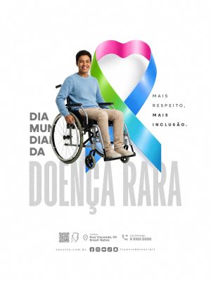 Dia Mundial da Doença Rara 28 de Fevereiro PSD Editável