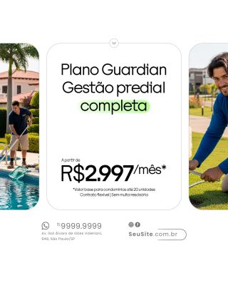 Plano Guardian Gestão Predial Completa R$2.997/Mês PSD Editável