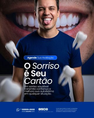 Dentista Social Media PSD Editável