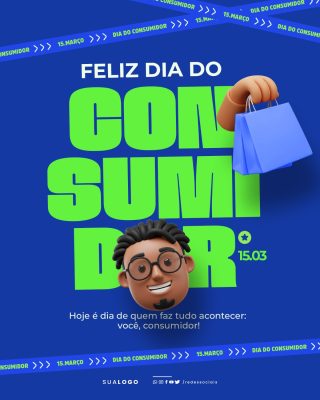 Social Media Feliz Dia Do Consumidor 15 De Março PSD Editável