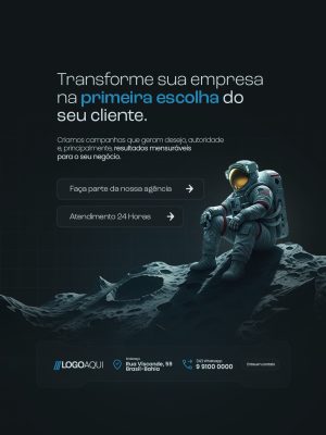 Marketing Digital Transforme sua Empresa na Primeira Escolha Agência PSD Editável