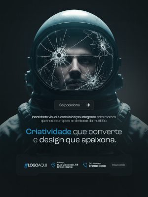 Marketing Digital Criatividade que Converte e Design que Apaixona Agência PSD Editável