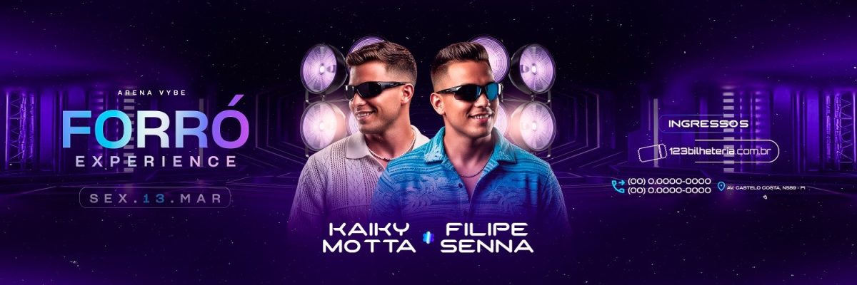 Carrossel Forró Experience Arena Vybe PSD Editável