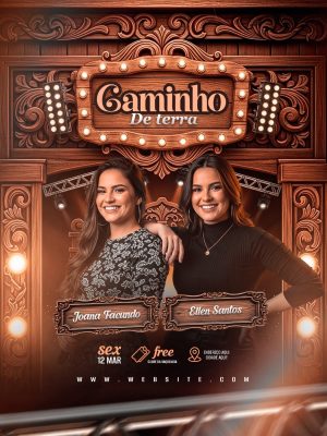 Caminho de Terra Joana Facundo Ellen Santos PSD Editável