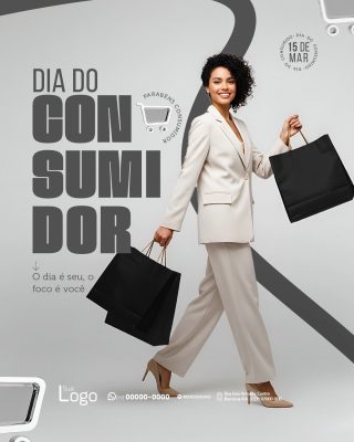 Dia do Consumidor 15 de Março o foco é você PSD Editável