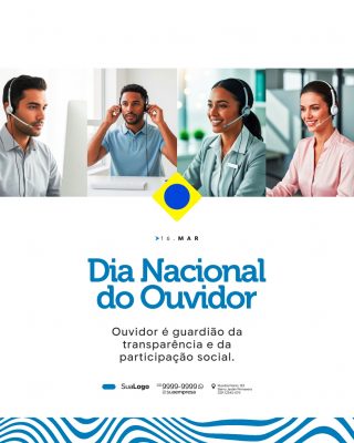 Dia Nacional do Ouvidor Destaque da Transparência PSD Editável