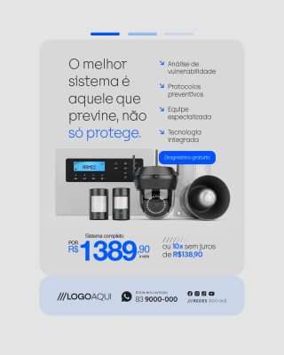 O Melhor Sistema é Aquele Que Previne não Só Protege PSD Editável