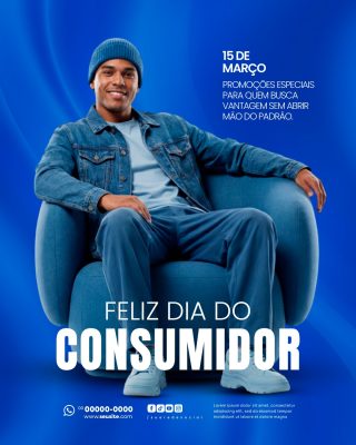 Dia do Consumidor 15 de Março Promoções Especiais PSD Editável