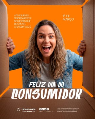 Dia do Consumidor 15 de Março Social Media PSD Editável