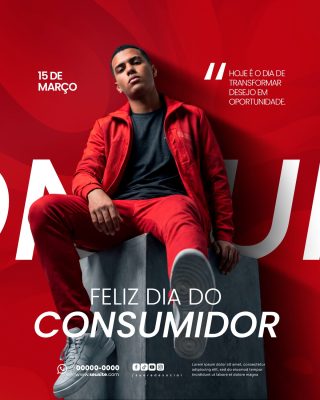 Dia do Consumidor 15 de Março Social Media PSD Editável