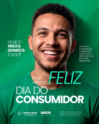 Dia do Consumidor 15 de Março Social Media PSD Editável