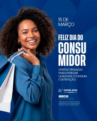 Dia do Consumidor 15 de Março Social Media PSD Editável
