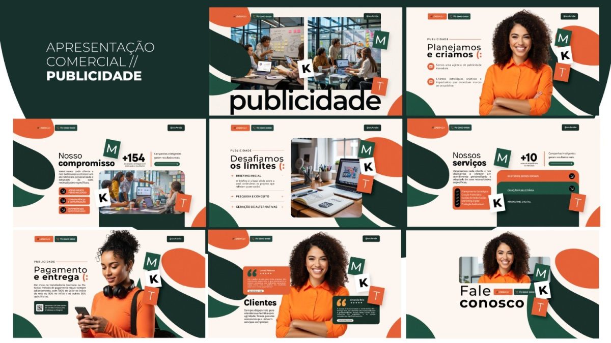 Apresentação Comercial Publicidade PSD Editável