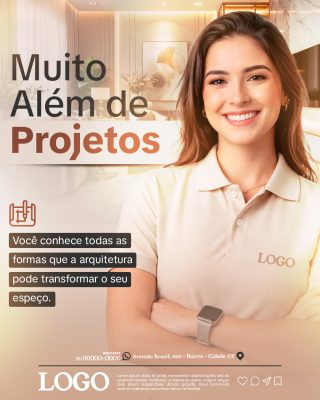 Arquitetura Design Interiores Transforma Seu Espaço PSD Editável