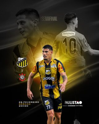 Semifinal Paulista Grêmio Novorizontino x Corinthians PSD Editável
