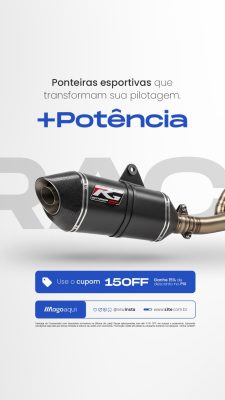 Story Acessórios para Moto Ponteira Esportiva PSD Editável