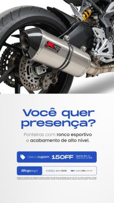 Story Acessórios para Moto Ponteira Esportiva PSD Editável