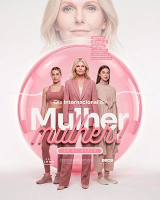 Dia Internacional da Mulher 08 de Março Força Transformadora PSD Editável