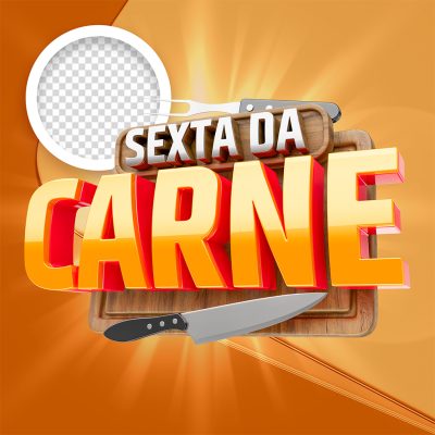 Sexta da Carne Promocional de Mercado Açougue Oferta PSD Editável