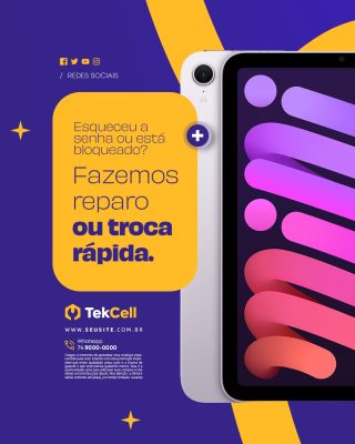 Assistência Técnica Reparo ou Troca Rápida de Dispositivo PSD Editável