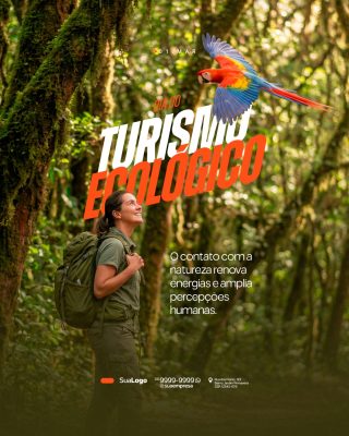 Turismo Ecológico 01 Março Natureza e Percepções Humanas PSD Editável