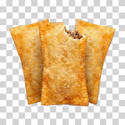 Pastel Delicioso de Carne Frito Crocante  PNG Transparente