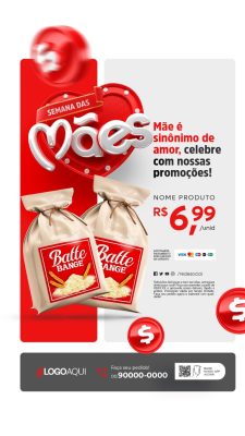 Semana das Mães Celebre Com Nossas Promoções PSD Editável