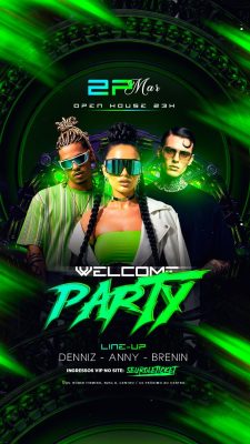 Story Flyer Próximos Shows Festa Open House Welcome Party PSD Editável