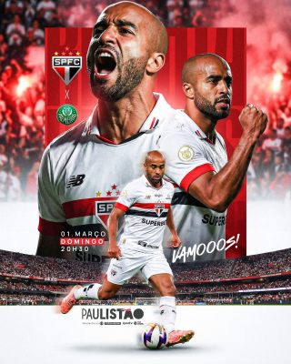 Paulistão 01 de Março Domingo 20h30 SPFC X Palmeiras Vamooos PSD Editável