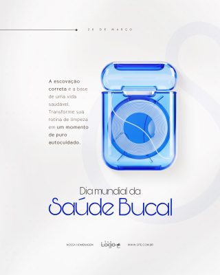 Dia Mundial da Saúde Bucal 20 de Março Social Media PSD Editável
