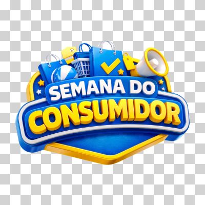 Semana do Consumidor Ofertas e Descontos PNG Transparente