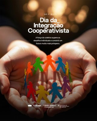 Dia da Integração Cooperativista 05 Mar Uniao Coletiva PSD Editável